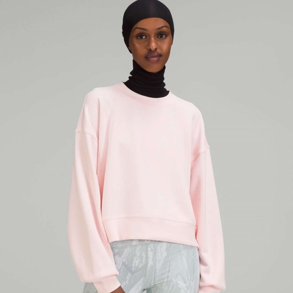 Lululemon Perfectly Oversized Crewneck in Strawberry Milkshake